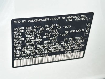 2026 Volkswagen Atlas Cross Sport 2.0T SE w/Technology