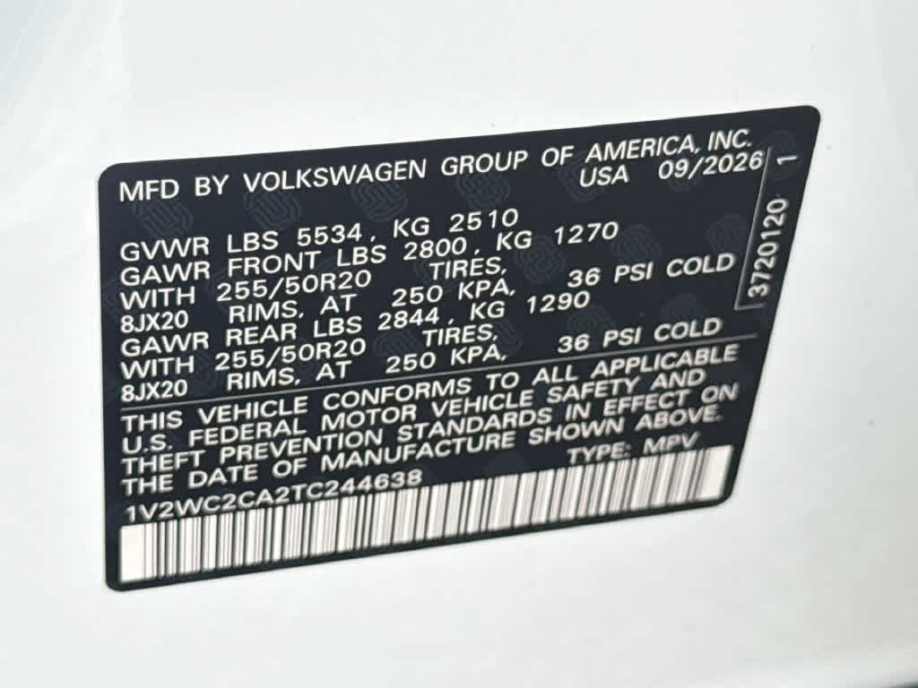 2026 Volkswagen Atlas Cross Sport 2.0T SE w/Technology