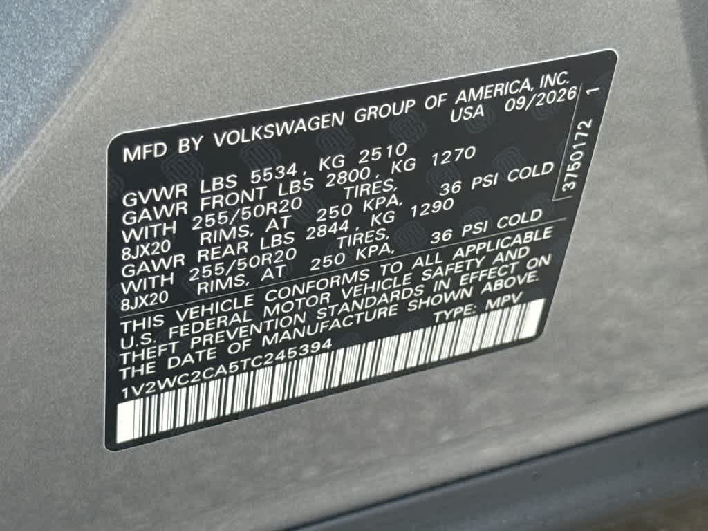 2026 Volkswagen Atlas Cross Sport 2.0T SE w/Technology