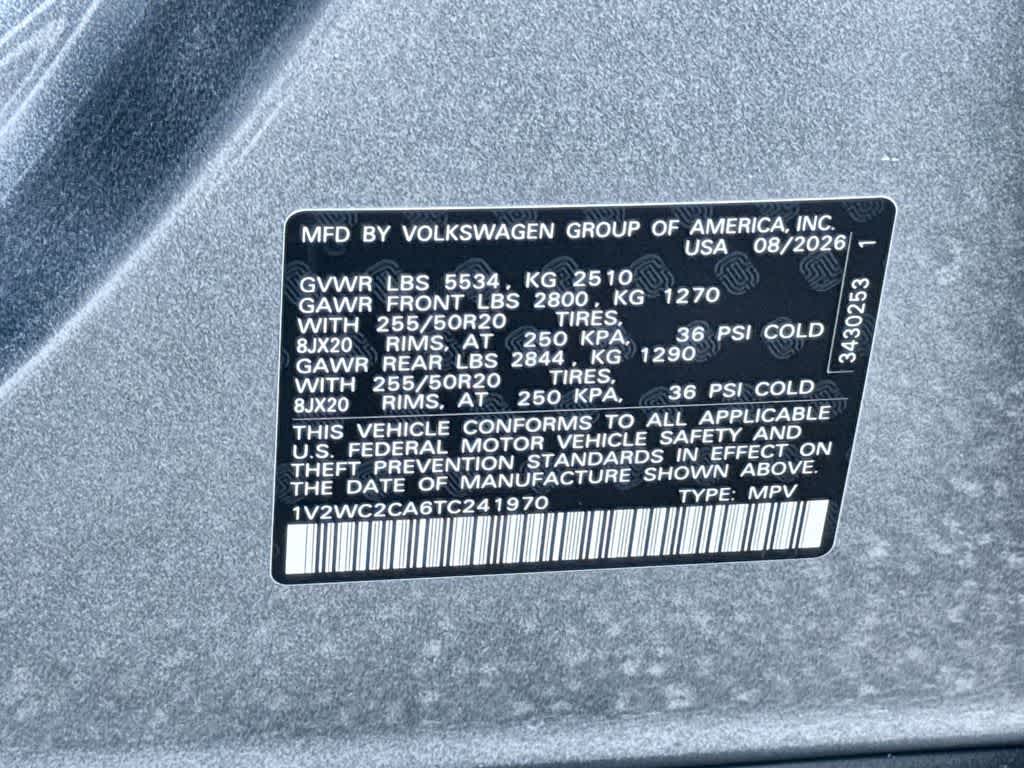 2026 Volkswagen Atlas Cross Sport 2.0T SE w/Technology