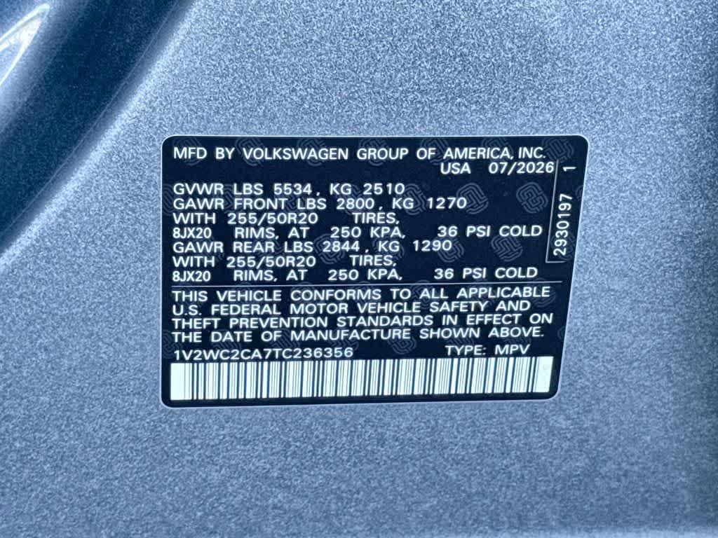 2026 Volkswagen Atlas Cross Sport 2.0T SE w/Technology