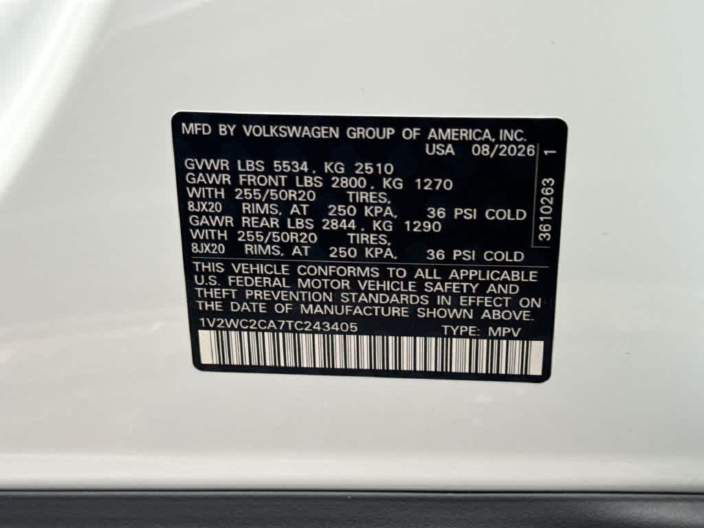 2026 Volkswagen Atlas Cross Sport 2.0T SE w/Technology