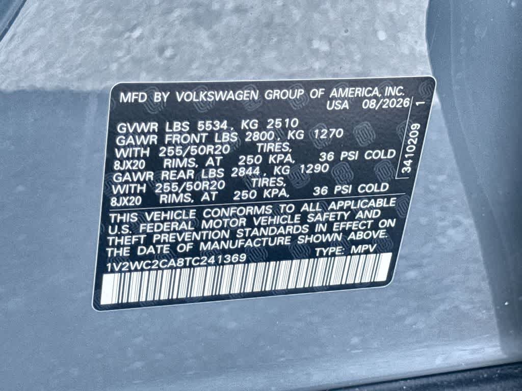 2026 Volkswagen Atlas Cross Sport 2.0T SE w/Technology