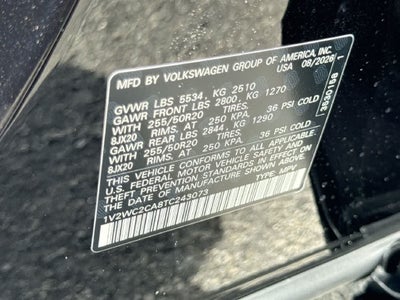 2026 Volkswagen Atlas Cross Sport 2.0T SE w/Technology