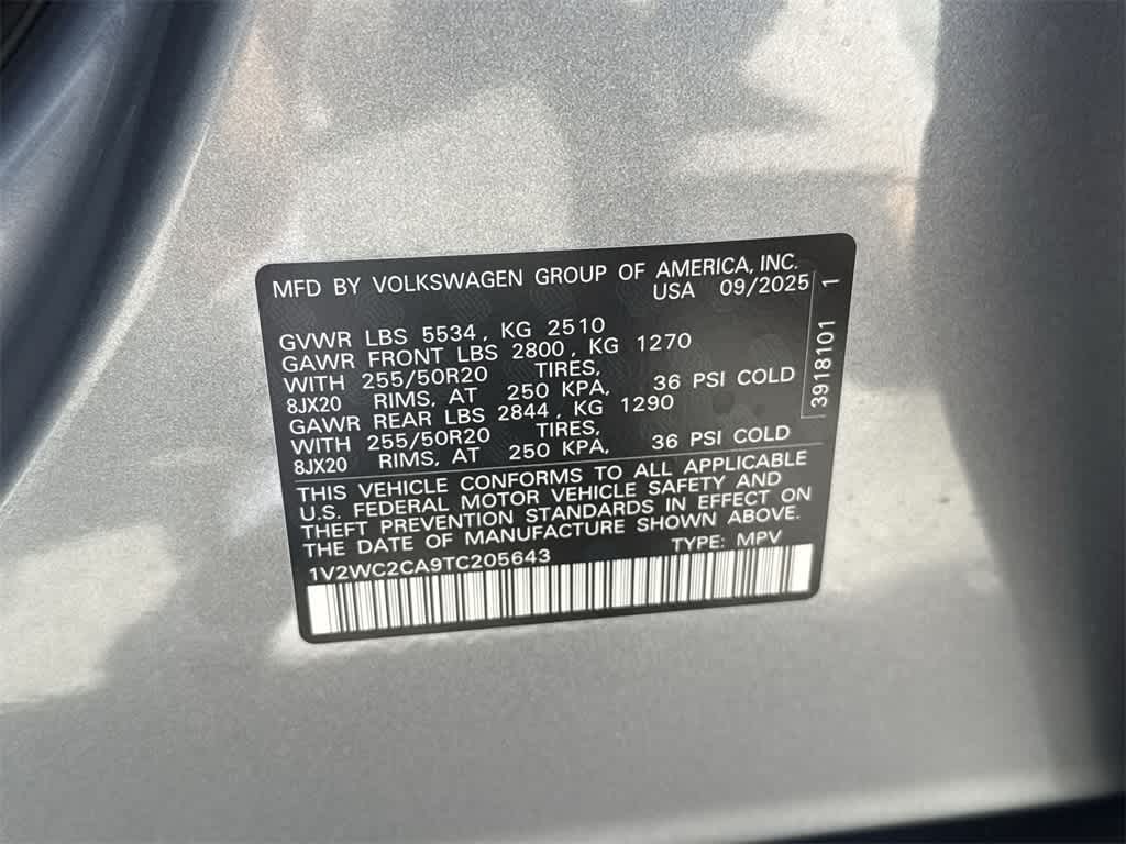 2026 Volkswagen Atlas Cross Sport 2.0T SE w/Technology