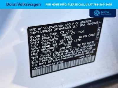2023 Volkswagen Atlas Cross Sport 3.6L V6 SE w/Technology