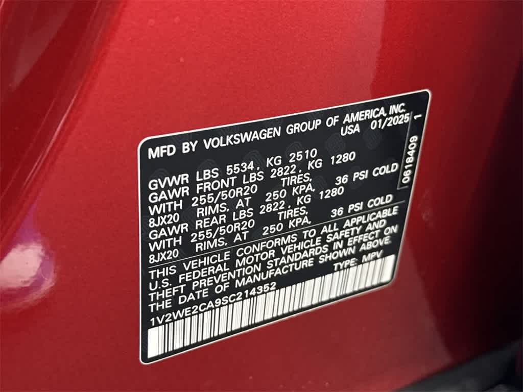 2025 Volkswagen Atlas Cross Sport 2.0T SE w/Technology