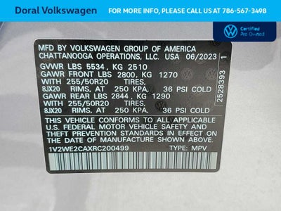2024 Volkswagen Atlas Cross Sport 2.0T SE w/Technology