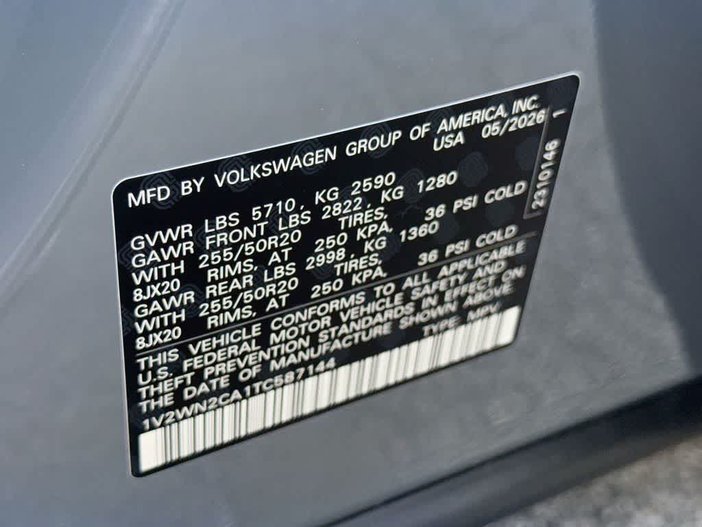 2026 Volkswagen Atlas 2.0T SE w/Technology