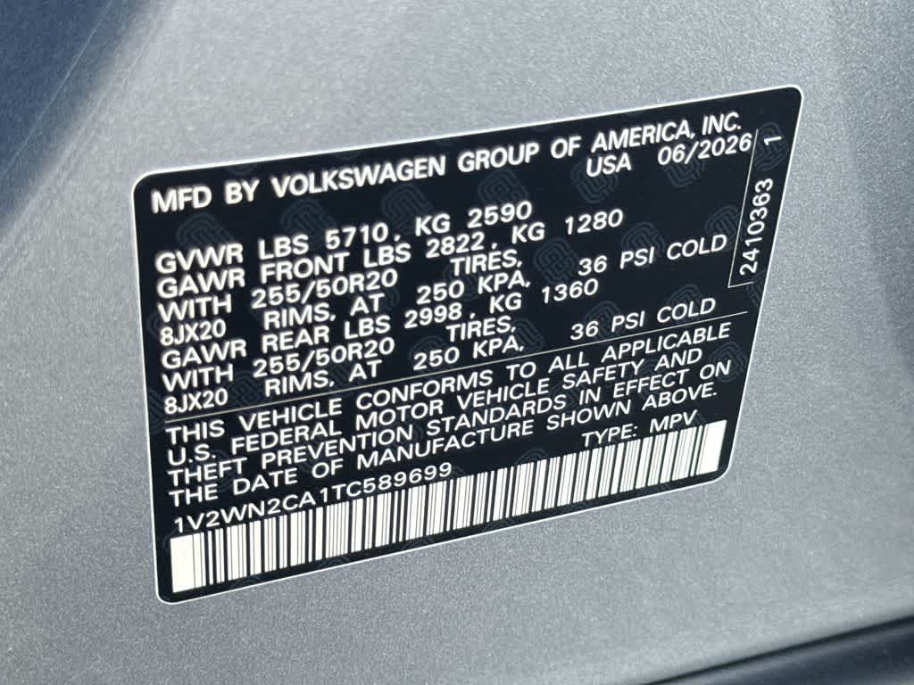 2026 Volkswagen Atlas 2.0T SE w/Technology
