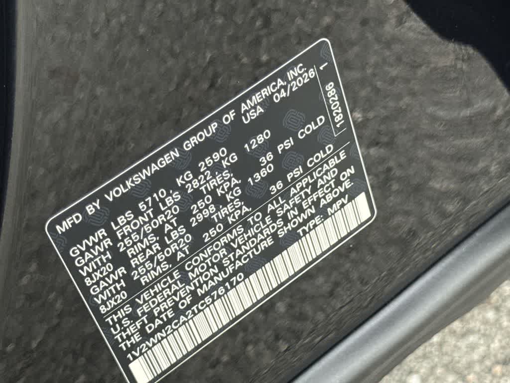 2026 Volkswagen Atlas 2.0T SE w/Technology