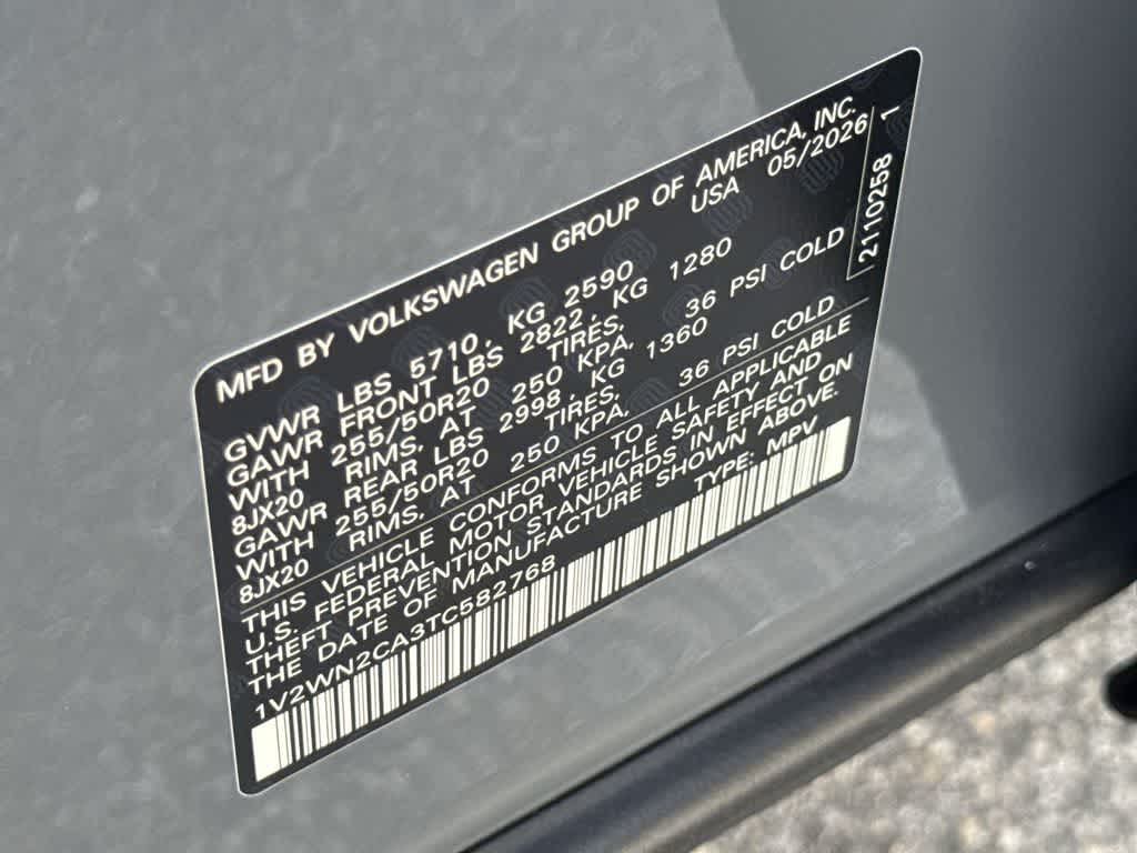2026 Volkswagen Atlas 2.0T SE w/Technology