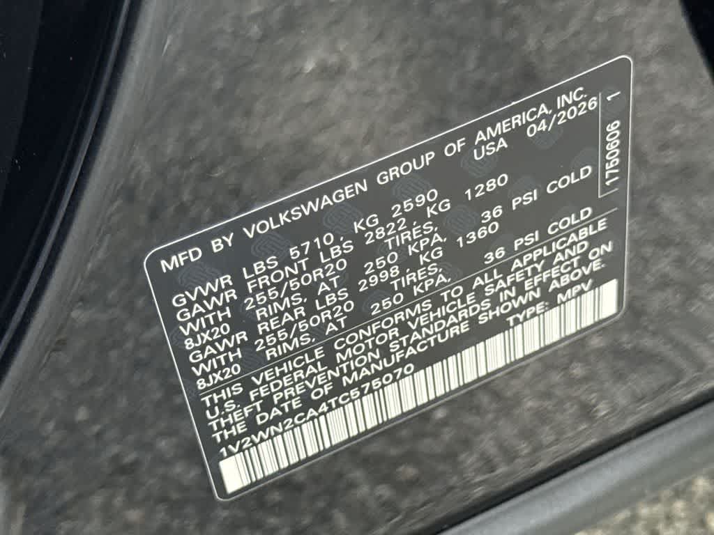 2026 Volkswagen Atlas 2.0T SE w/Technology