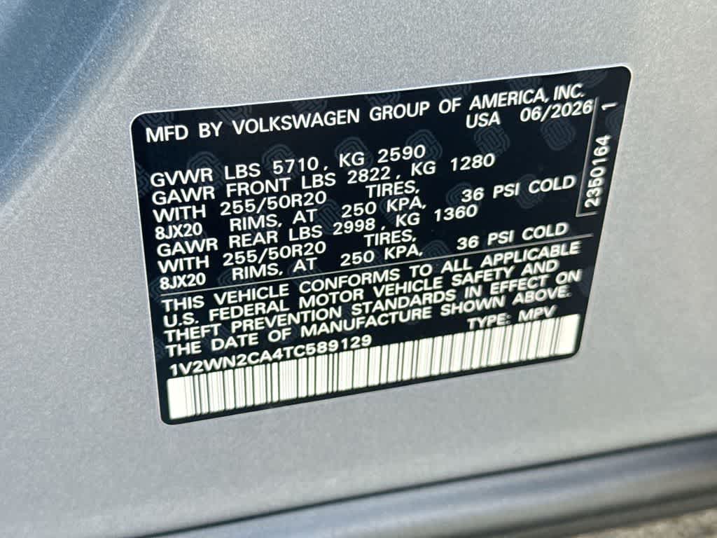 2026 Volkswagen Atlas 2.0T SE w/Technology