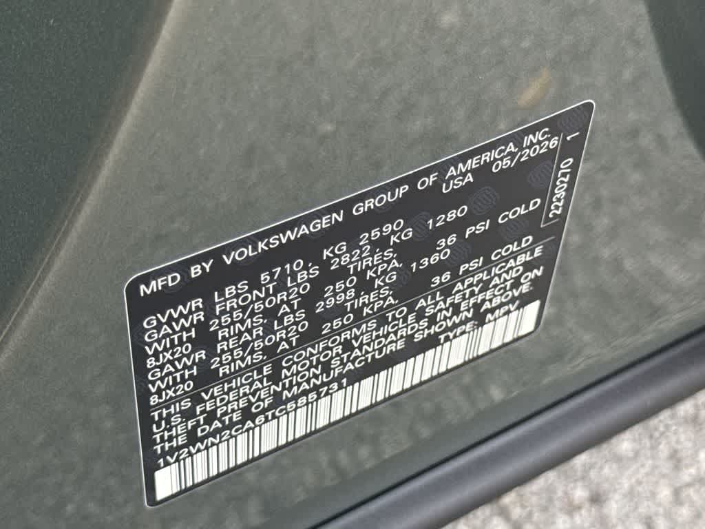 2026 Volkswagen Atlas 2.0T SE w/Technology