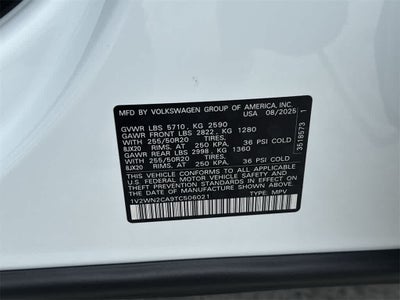 2026 Volkswagen Atlas 2.0T SE w/Technology