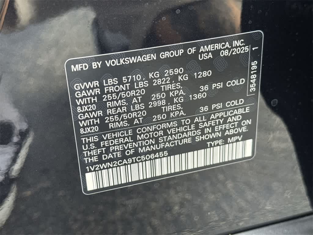 2026 Volkswagen Atlas 2.0T SE w/Technology