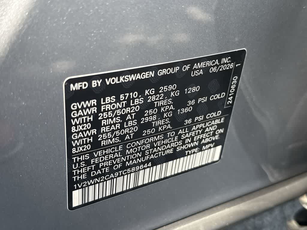 2026 Volkswagen Atlas 2.0T SE w/Technology