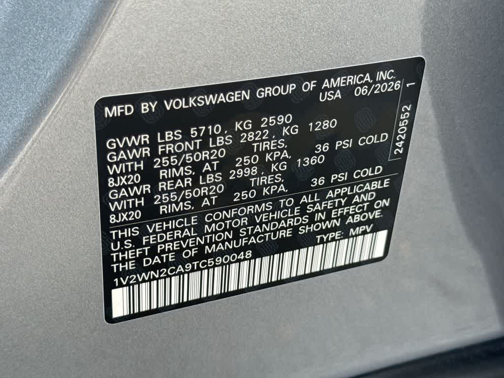 2026 Volkswagen Atlas 2.0T SE w/Technology