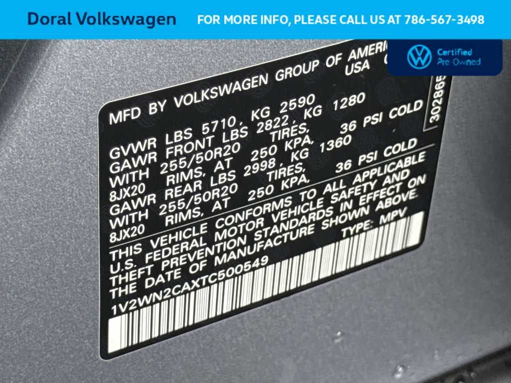 2026 Volkswagen Atlas 2.0T SE w/Technology