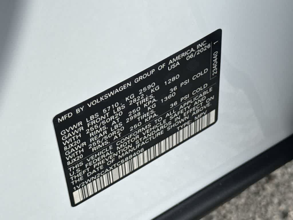 2026 Volkswagen Atlas 2.0T SE w/Technology