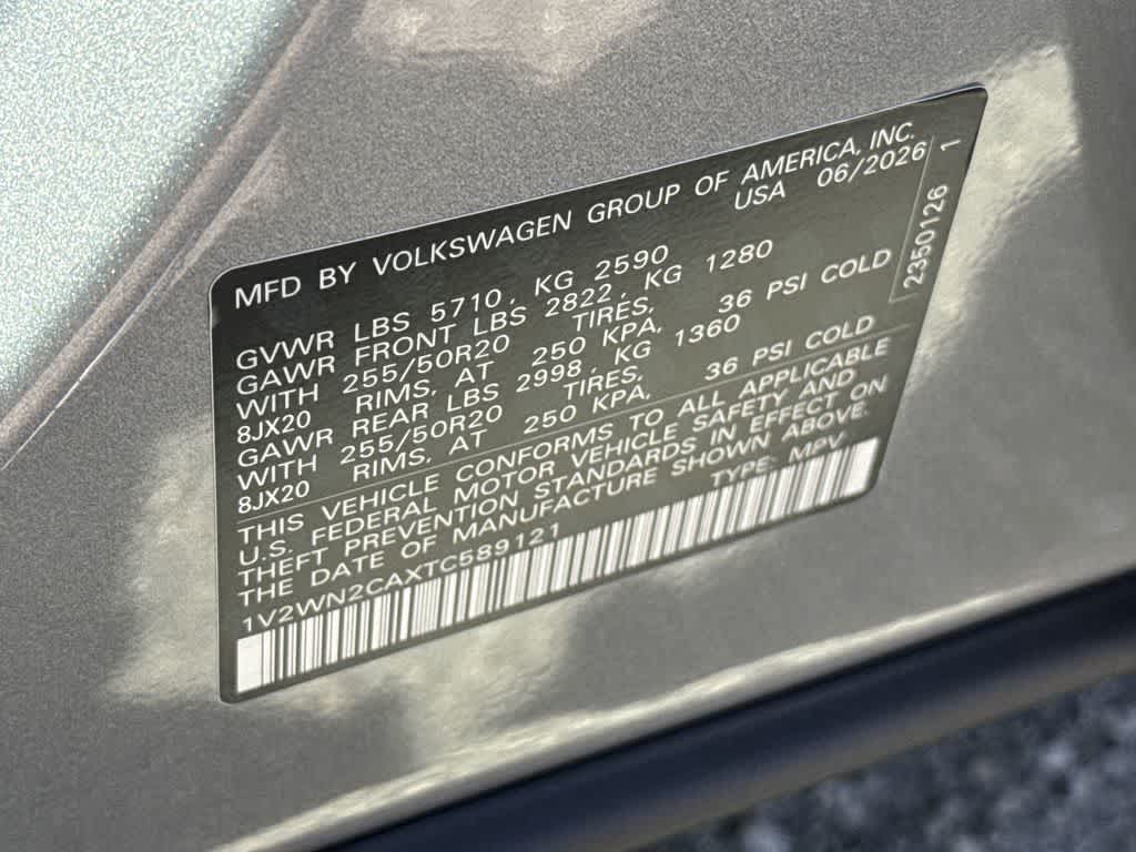 2026 Volkswagen Atlas 2.0T SE w/Technology
