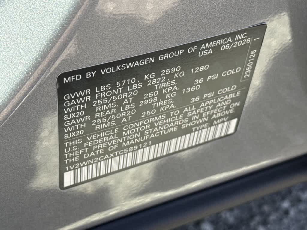 2026 Volkswagen Atlas 2.0T SE w/Technology