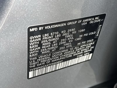 2026 Volkswagen Atlas 2.0T SE w/Technology