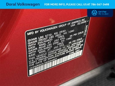 2025 Volkswagen Atlas 2.0T SE w/Technology
