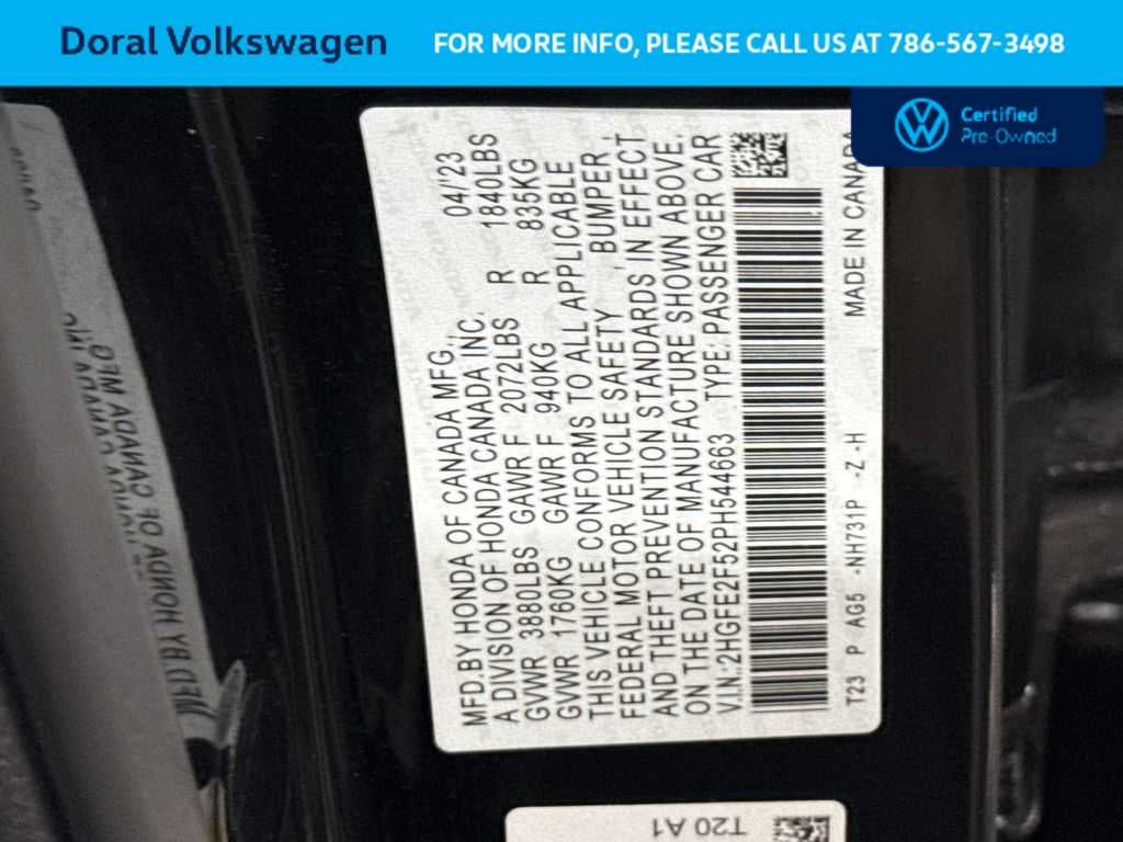 2023 Honda Civic Sport