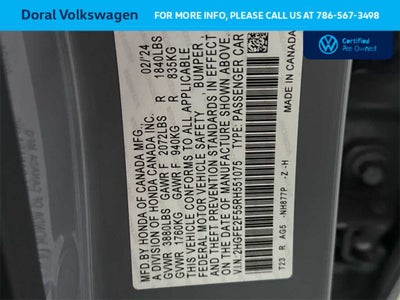 2024 Honda Civic Sport