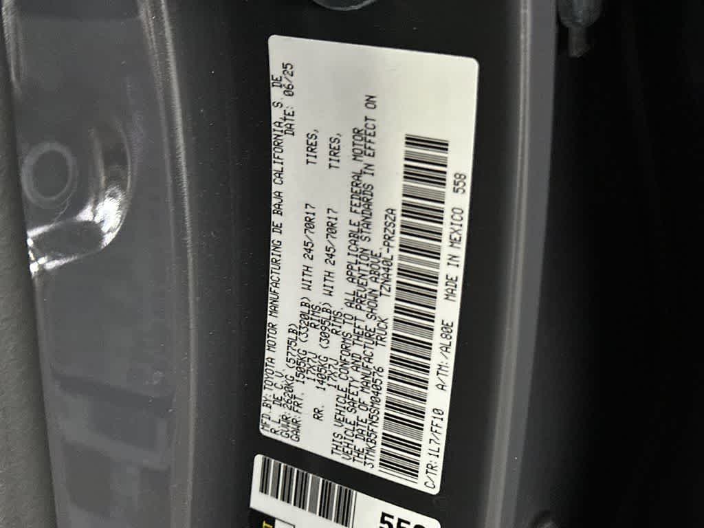2025 Toyota Tacoma SR5