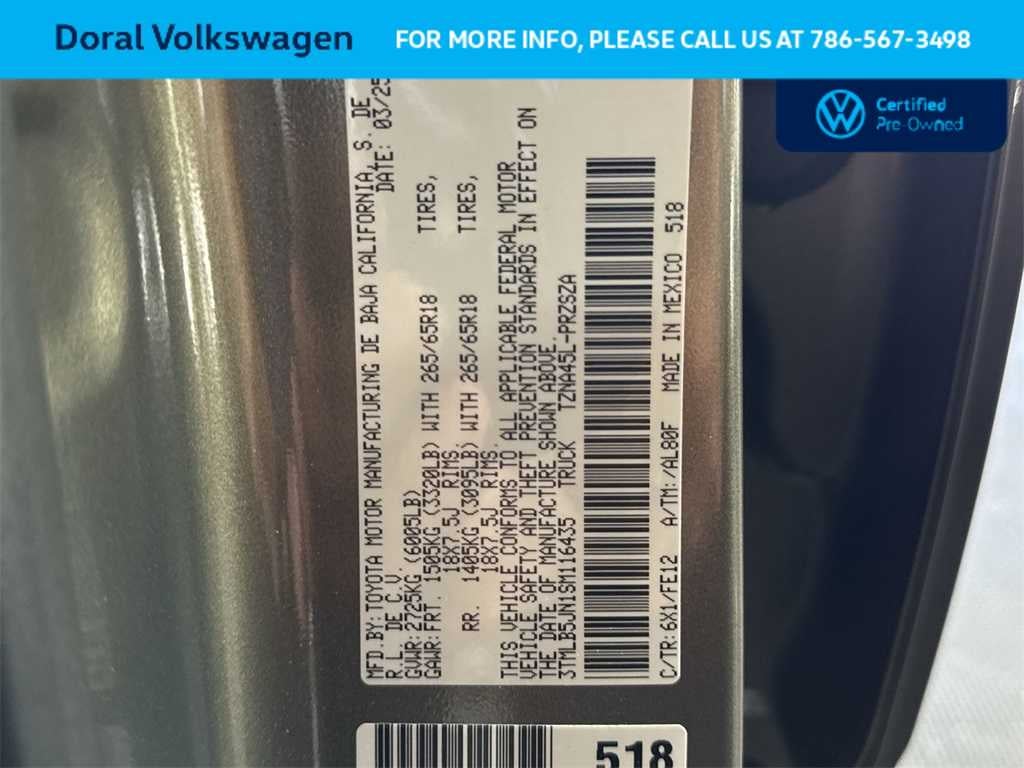 2025 Toyota Tacoma TRD Sport