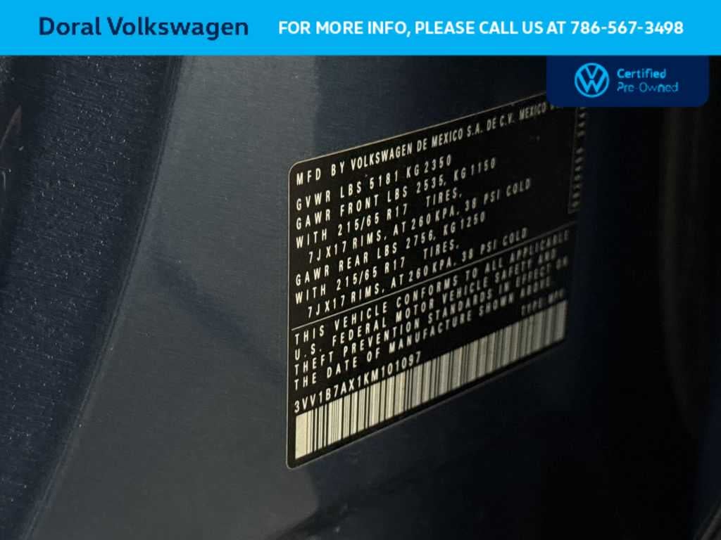 2019 Volkswagen Tiguan S