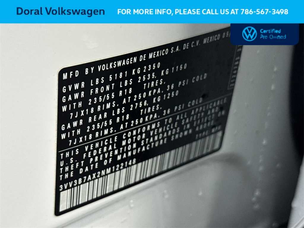 2022 Volkswagen Tiguan SE