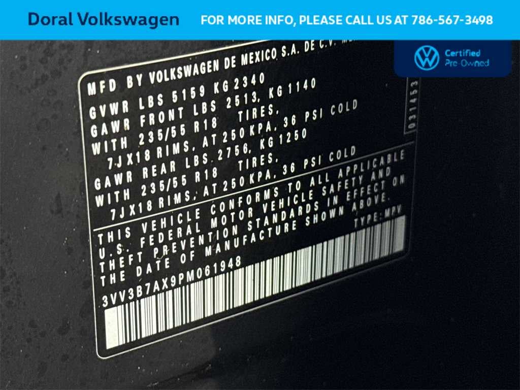 2023 Volkswagen Tiguan SE