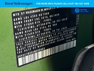 2025 Volkswagen Taos SE Black