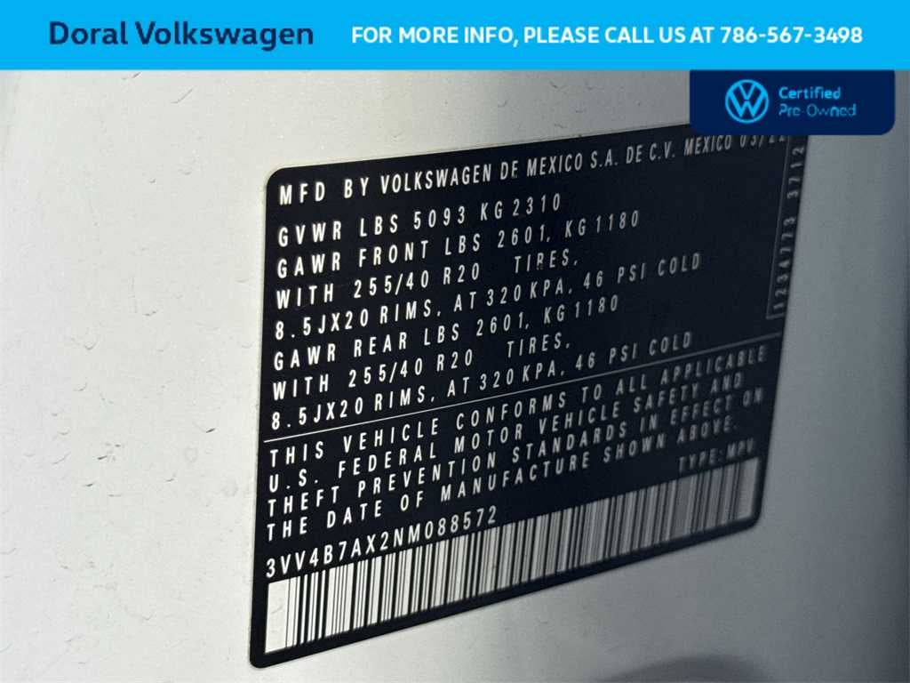 2022 Volkswagen Tiguan SEL R-Line