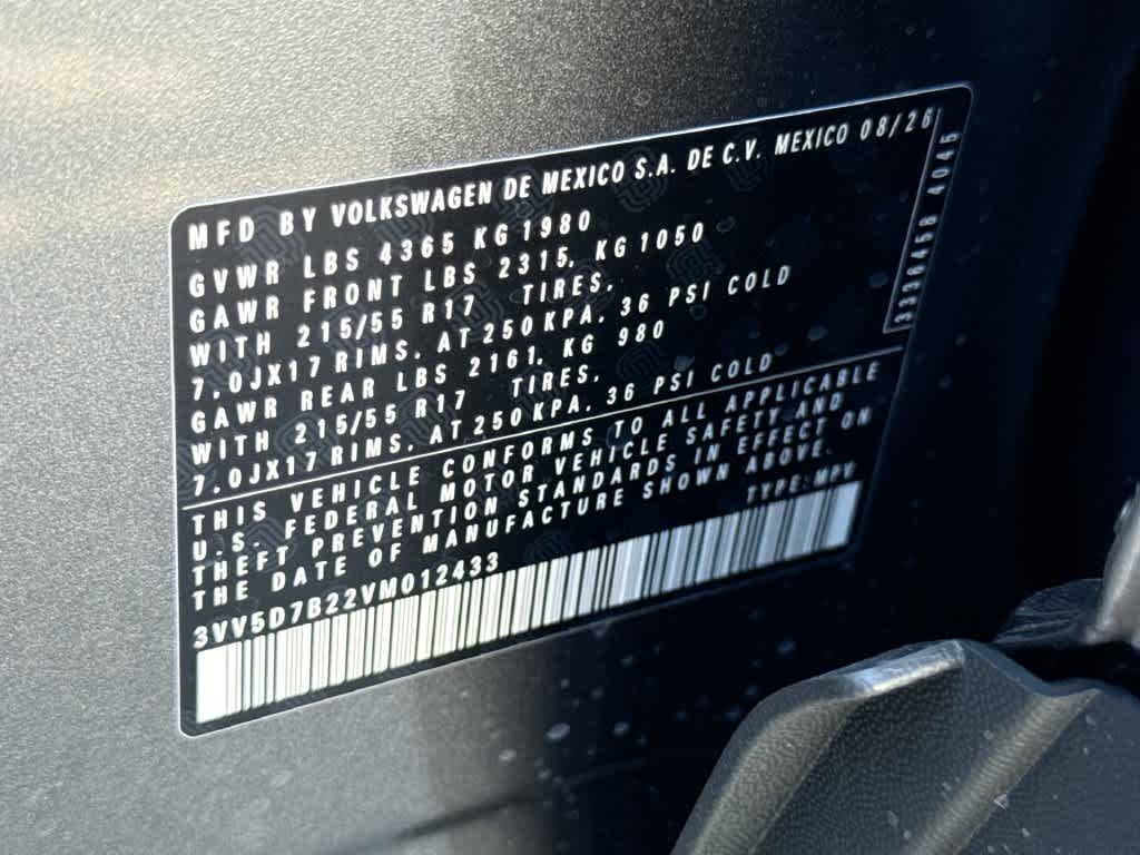 2027 Volkswagen Taos S