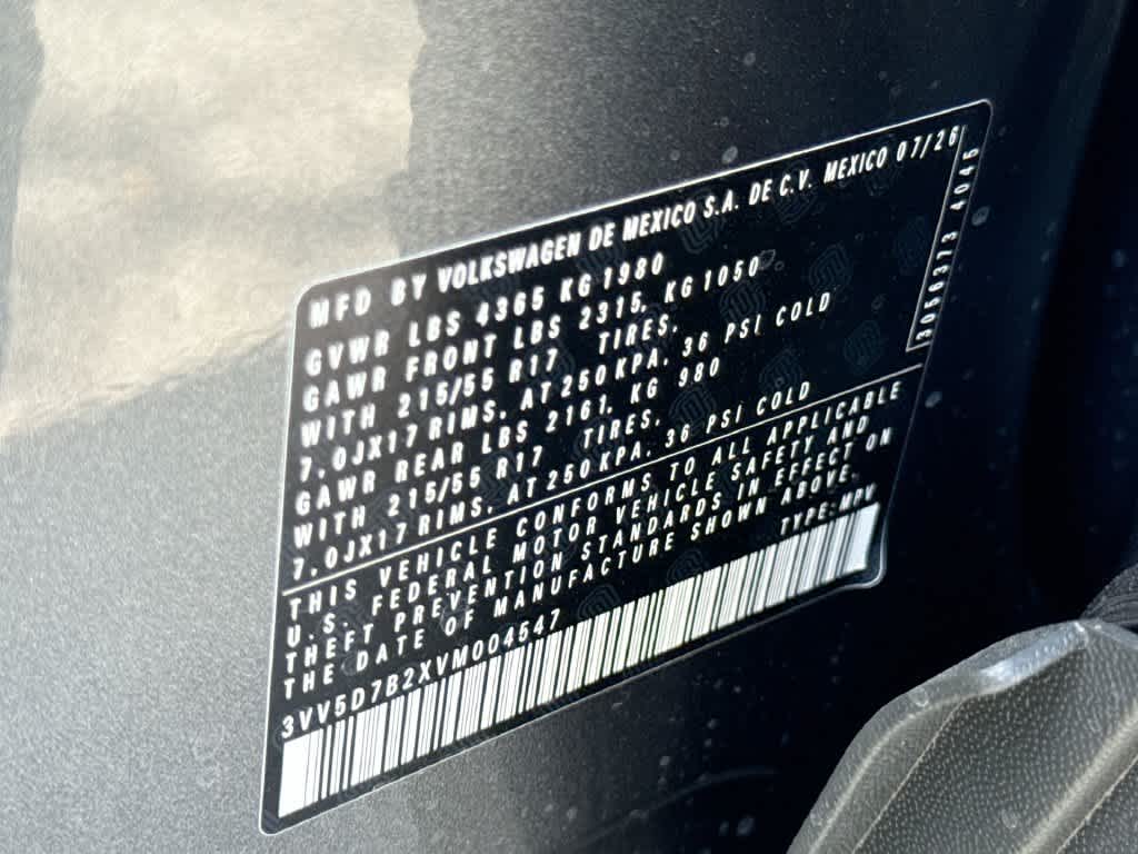 2027 Volkswagen Taos S