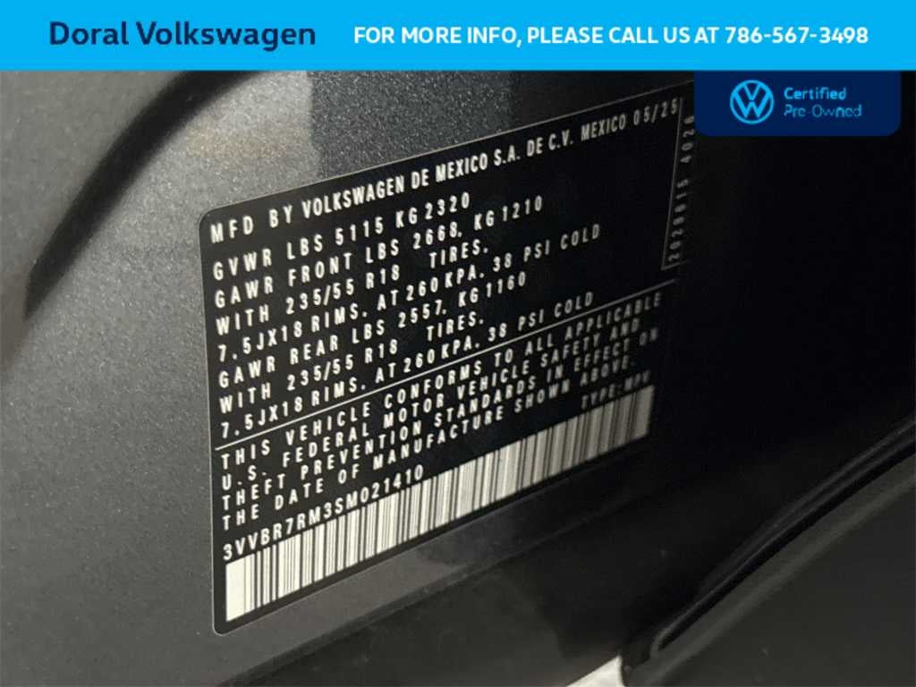 2025 Volkswagen Tiguan S