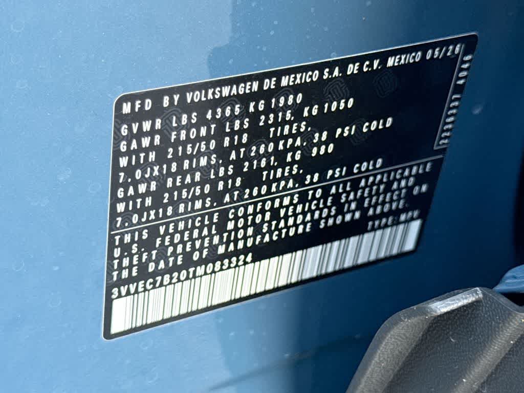 2026 Volkswagen Taos SE