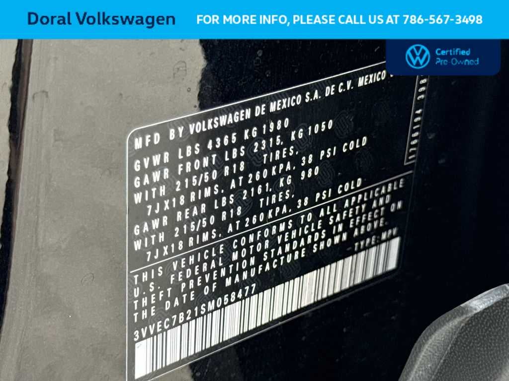 2025 Volkswagen Taos SE