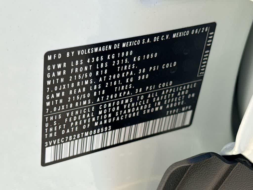 2026 Volkswagen Taos SE
