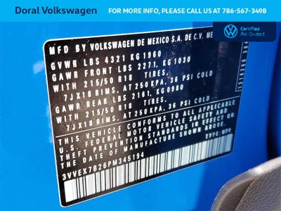 2023 Volkswagen Taos SE