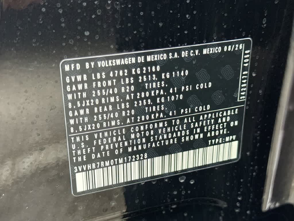 2026 Volkswagen Tiguan SE R-Line Black