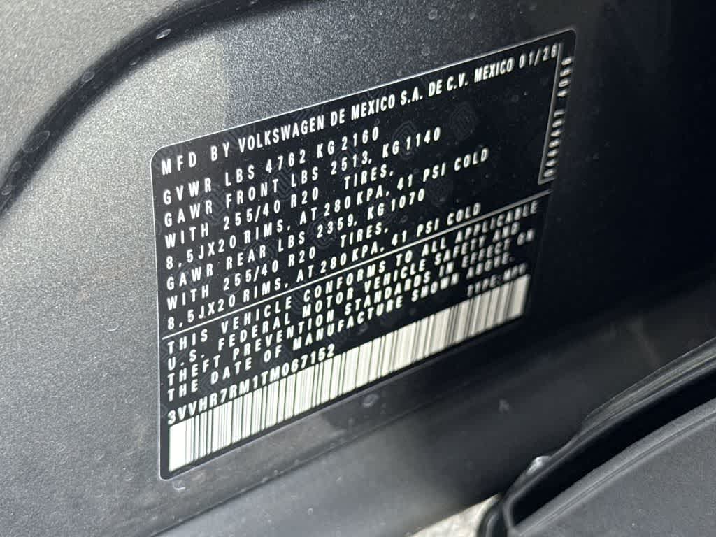 2026 Volkswagen Tiguan SE R-Line Black