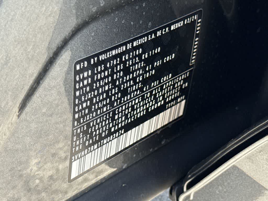 2026 Volkswagen Tiguan SE R-Line Black
