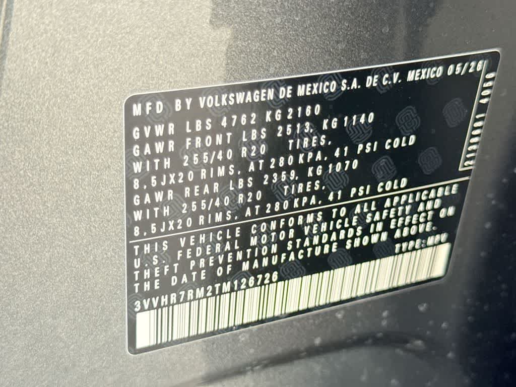 2026 Volkswagen Tiguan SE R-Line Black
