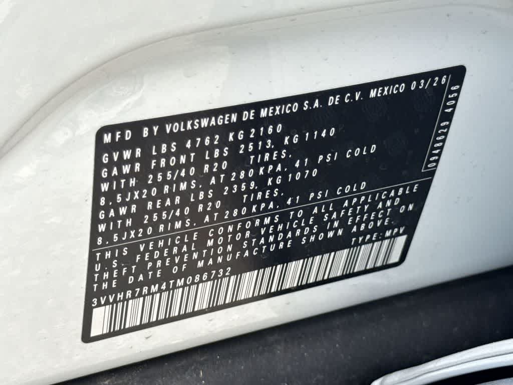2026 Volkswagen Tiguan SE R-Line Black